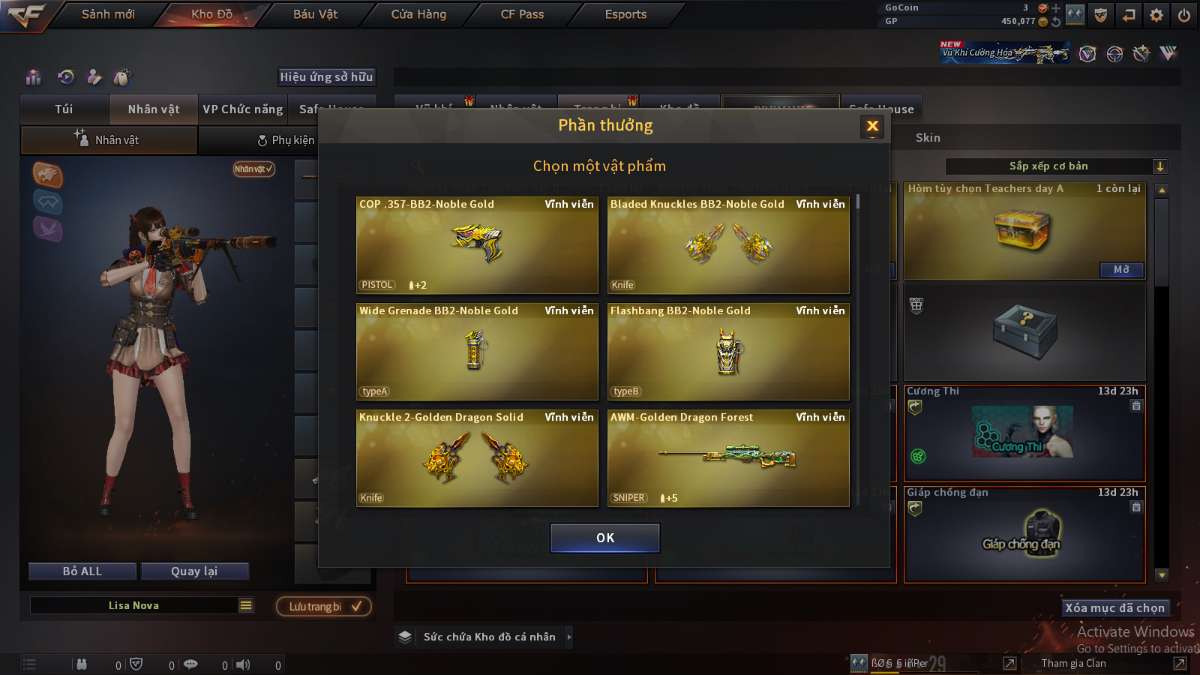 shop acc cf uy tin gia re